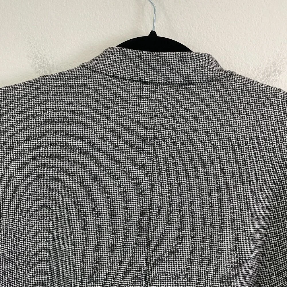 NEW $120 Banana Republic Womens‎ XL Collarless One Button Blazer Stretch Jacket
